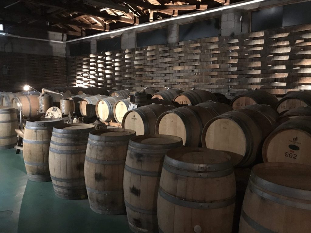 ウイスキーやワインの樽の材料として珍重されてきたナラ材